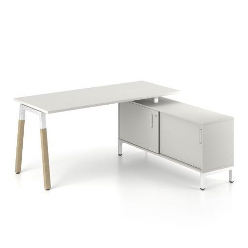 NowyStyl CS5040 Schreibtisch mit Sideboard - A